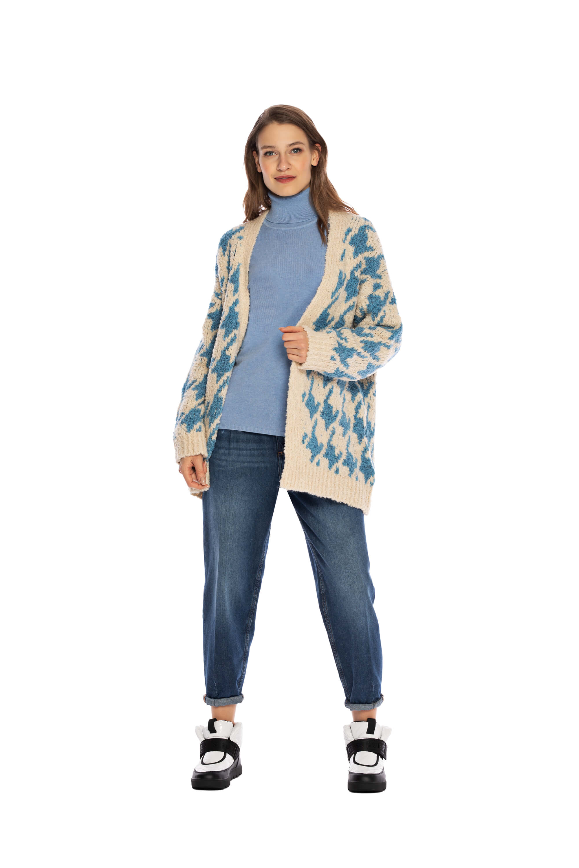 Grobstrickjacke