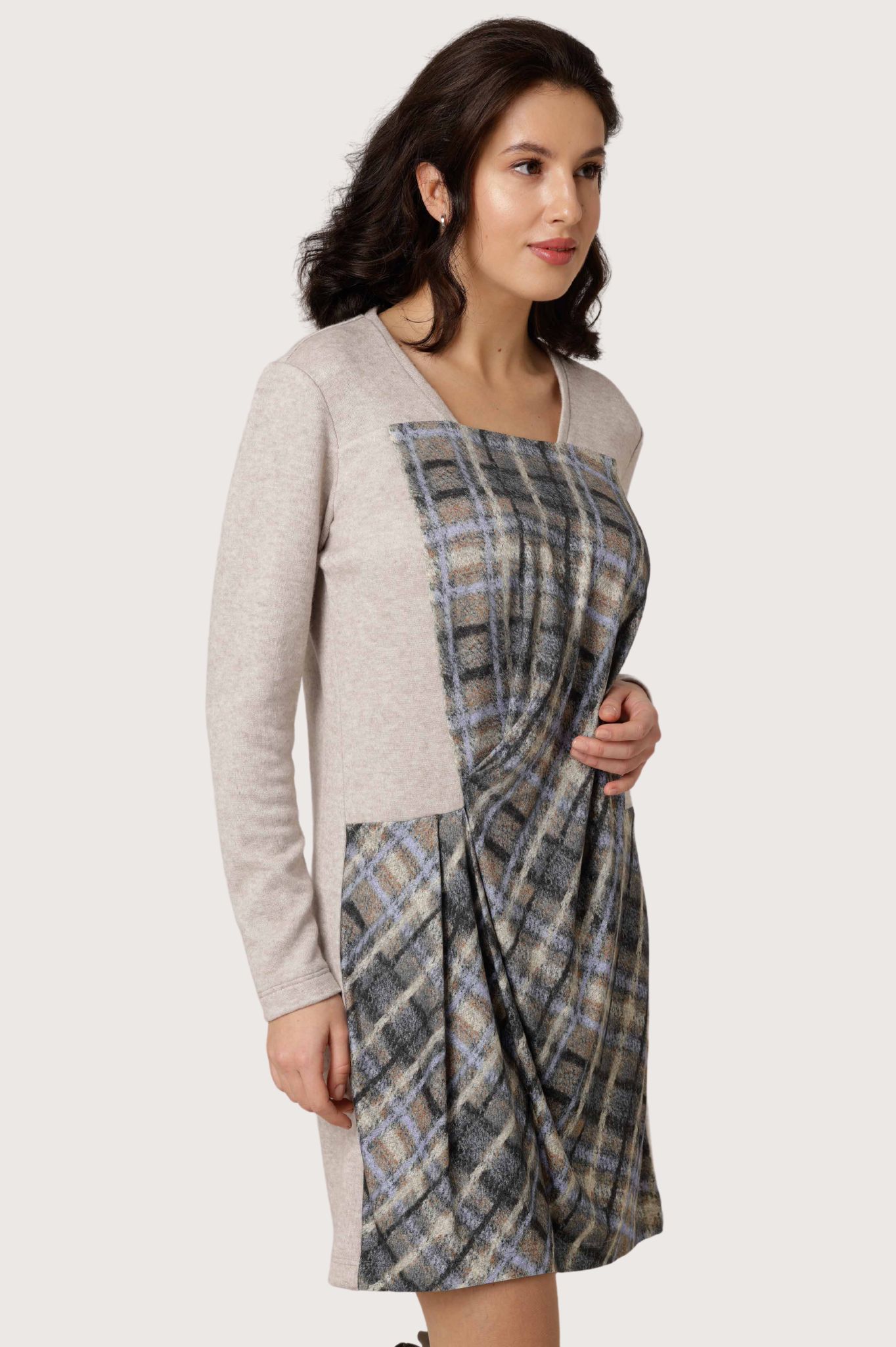 Kleid-Langarm