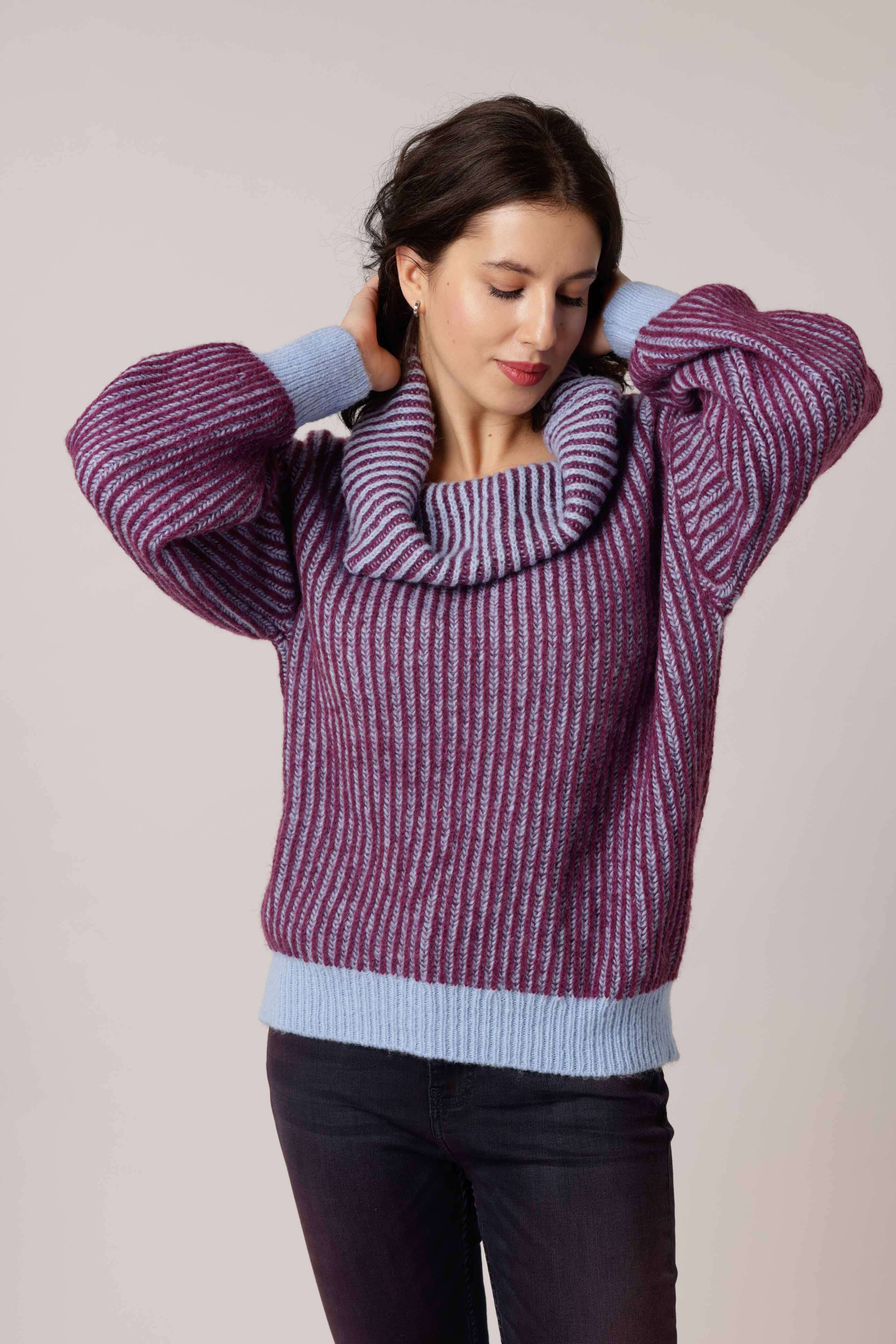 Pullover-Bi-Color