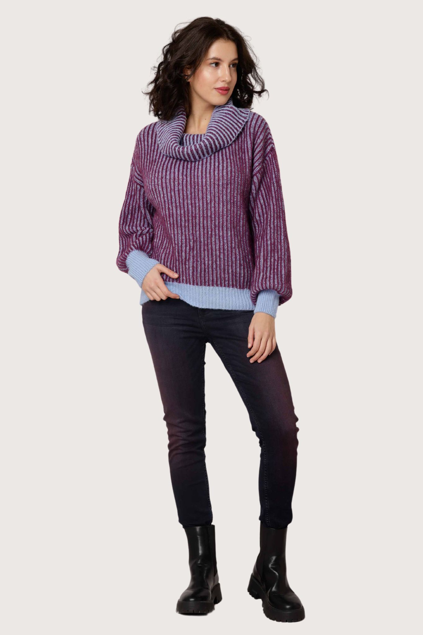 Pullover-Bi-Color