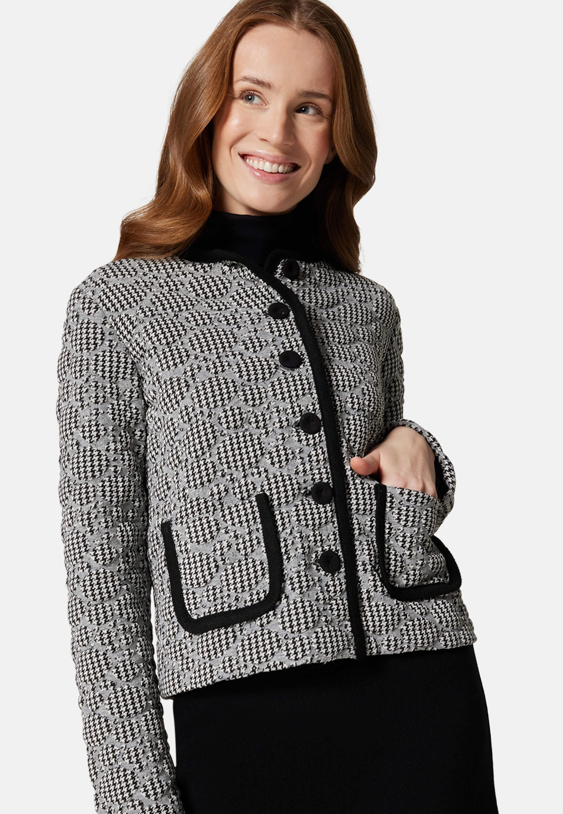 Jacquard-Jacke