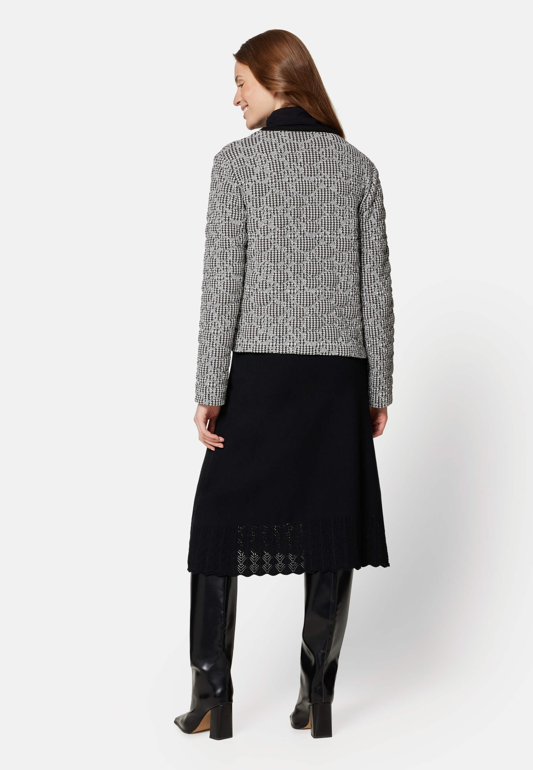 Jacquard-Jacke