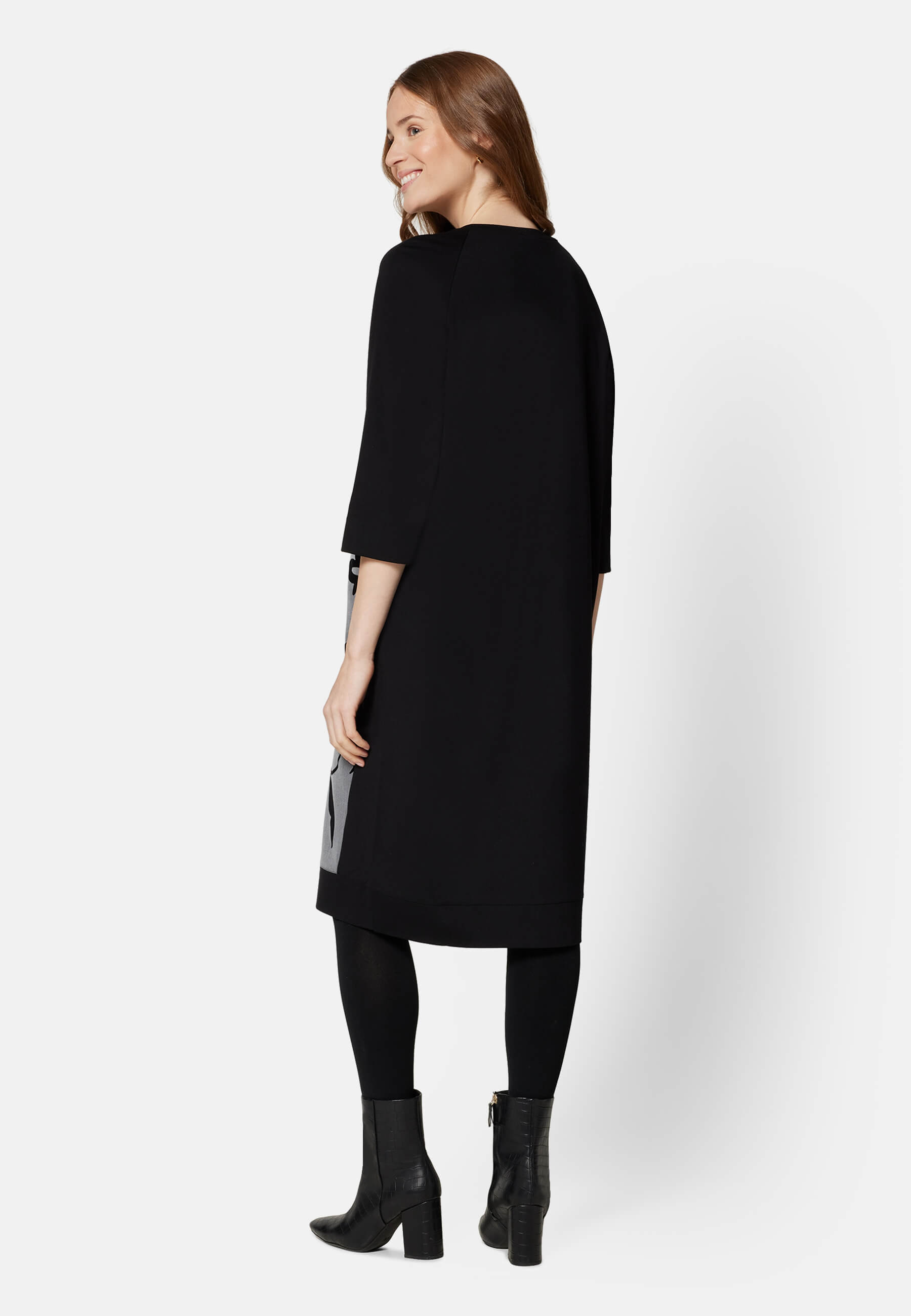 Kleid-beflockt