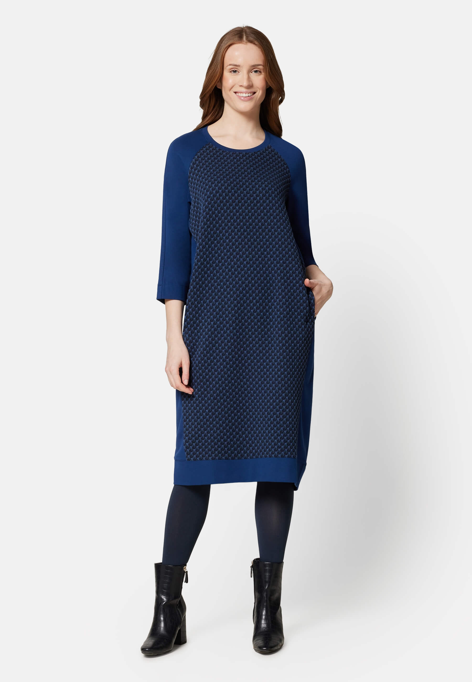 Kleid-Jacquard