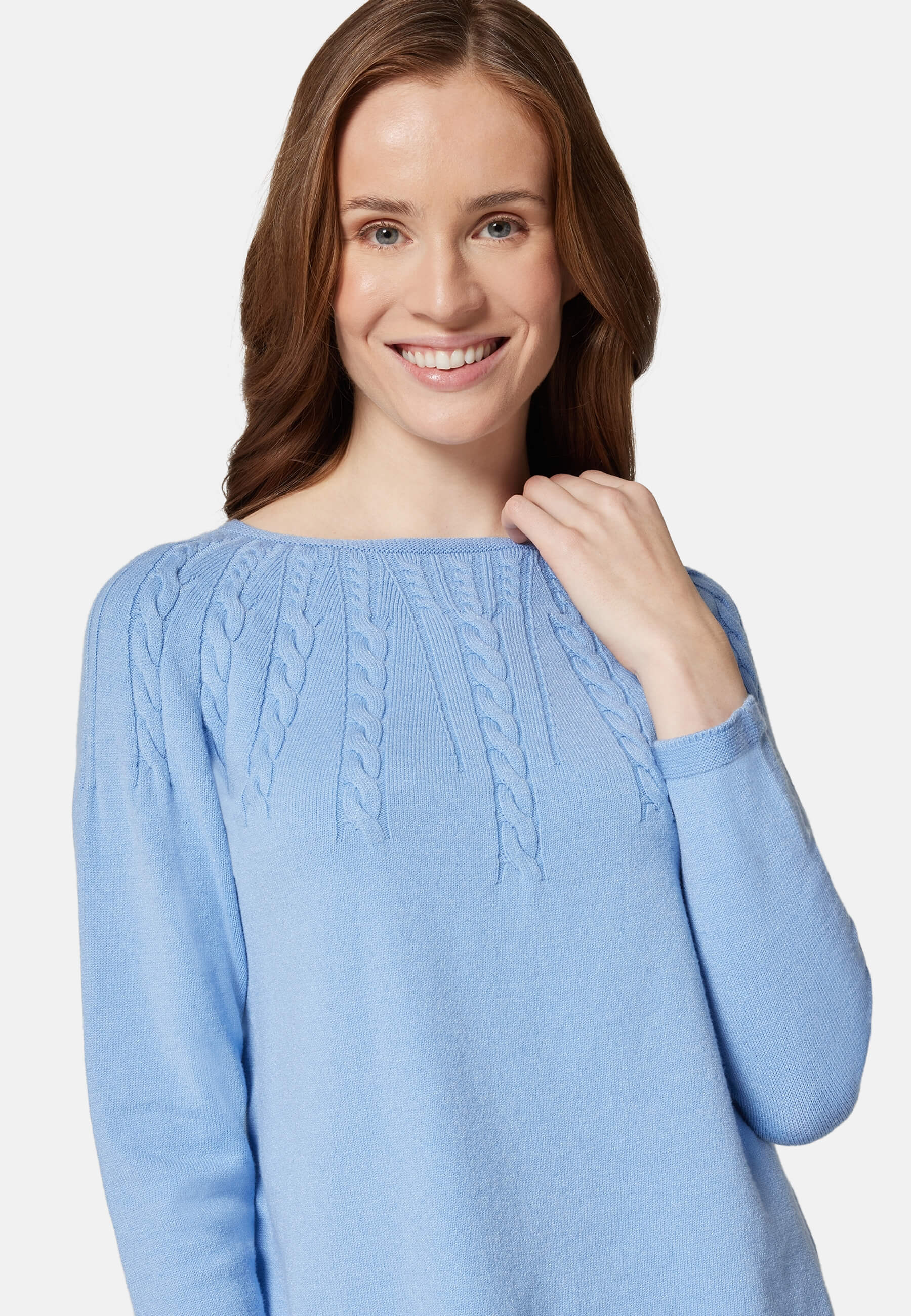 Strickpulli-Zopf