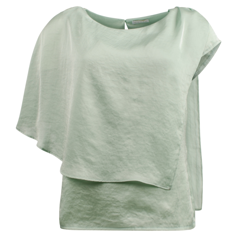 Bluse-Uni-Waschseide