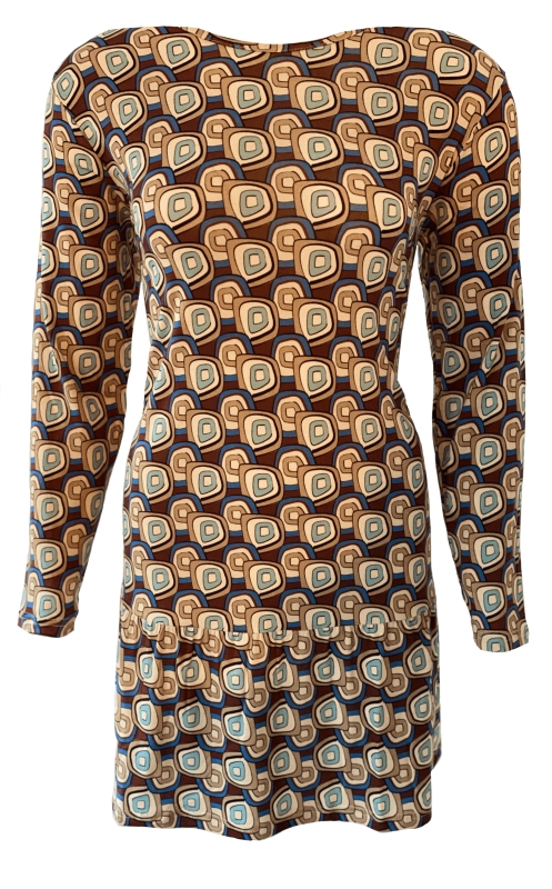 Kleid-Allover-Print