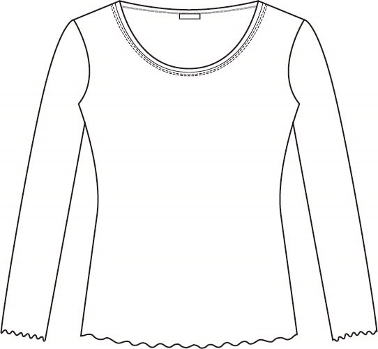 Rundhalsshirt