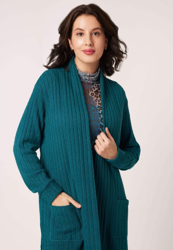Long-Cardigan-Strick