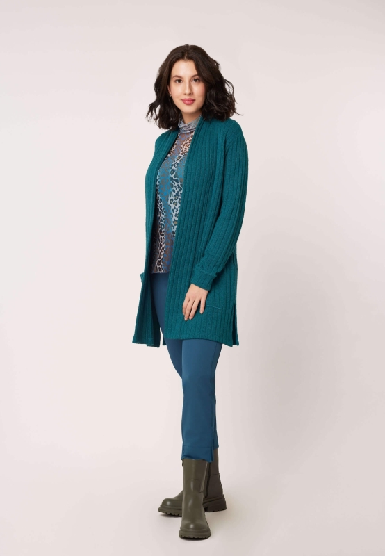 Long-Cardigan-Strick
