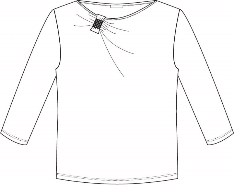 Shirt-Zierteil