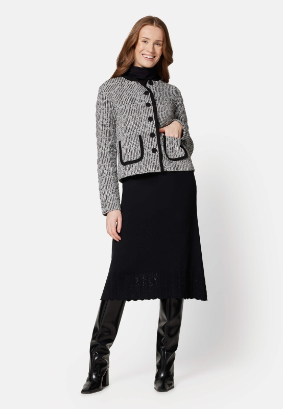Jacquard-Jacke
