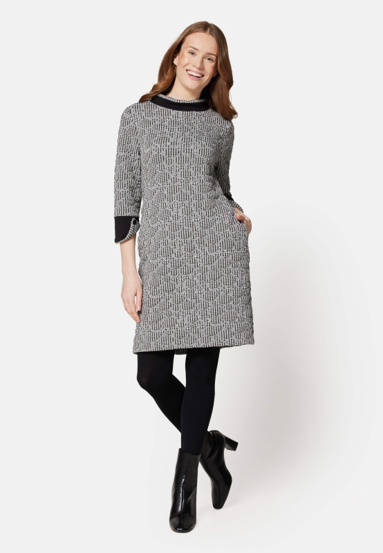 Jacquard-Kleid