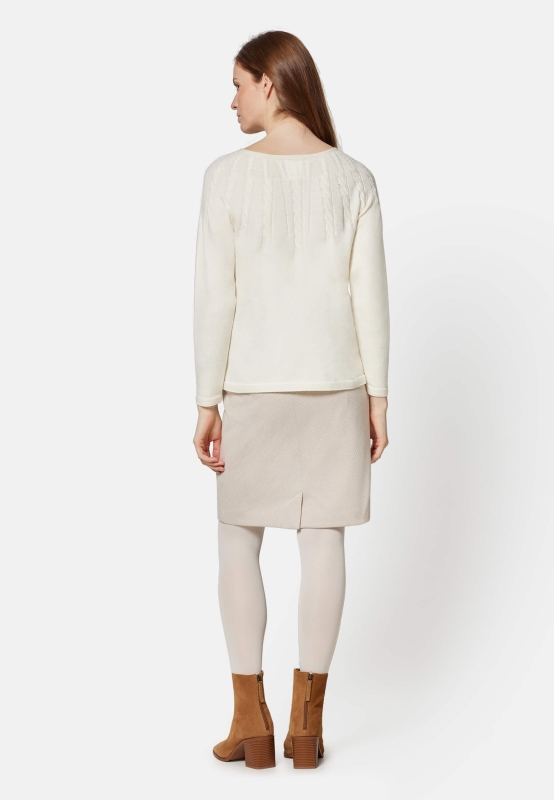 Strickpulli-Zopf