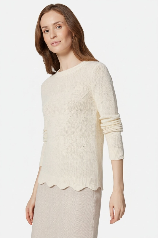 Musterstrick-Pulli